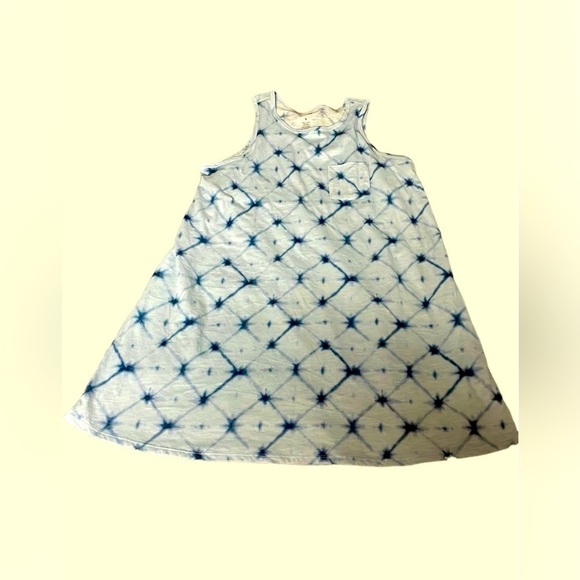 Sonoma blue tie dye size Large sleeveless sundress - Picture 1 of 5
